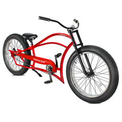 Tracer Siena 26'' Chopper Stretch Cruiser Fat Tire Bike Available 1 Speed/7 Speed