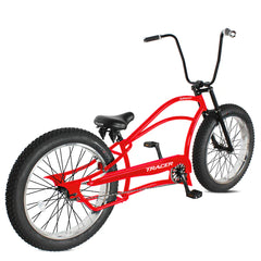 Tracer Siena GT 26'' Chopper Stretch Cruiser Fat Tire Bikes Oversized Frame, Hi-rise Handlebar, available in 1 Speed/7 Speed