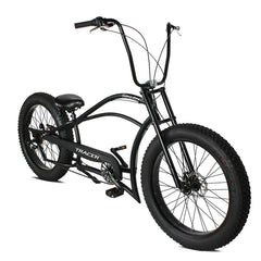 Tracer Siena GT 26'' Chopper Stretch Cruiser Fat Tire Bikes Oversized Frame, Hi-rise Handlebar, available in 1 Speed/7 Speed