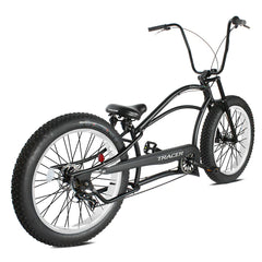 Tracer Siena GT 26'' Chopper Stretch Cruiser Fat Tire Bikes Oversized Frame, Hi-rise Handlebar, available in 1 Speed/7 Speed