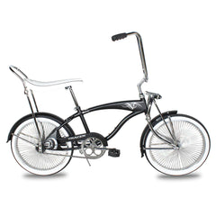 Tracer Hyena Classic Beach Lowrider Bike w/140H wheel, Single Speed, w/ Banana Seat