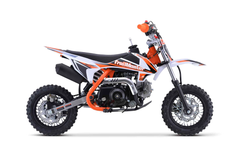 Trailmaster TM11 110cc Kids Dirt Bike with Automatic Transmission, Electric Start, Enhanced Power, 25" Seat Height, 10" Rims