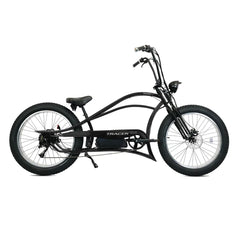 Tracer Tracker DS7 26" 7 Speed Stretch E-Bike with Classic Dual Springer Fork.