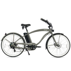 Tracer OMEGA 26" 7 Speed Electric Beach Cruiser Bike for Men.