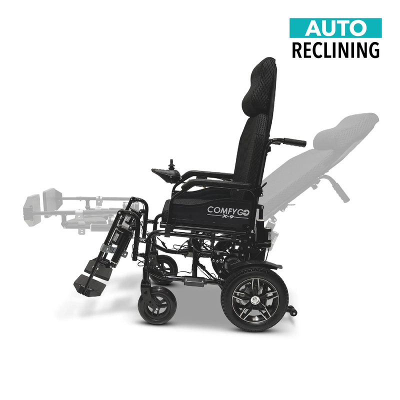 ComfyGO X-9 with Adjustable Reclining Backrest Lifting Leg Rests