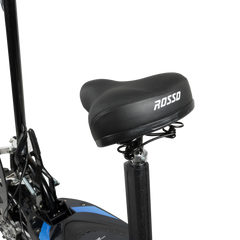 ROSSO COBRA OUTDOOR STAND-UP ELECTRIC SCOOTER BLUE WITH SEAT, FOLDABLE