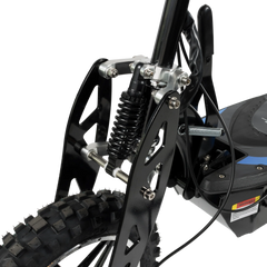 ROSSO COBRA OUTDOOR STAND-UP ELECTRIC SCOOTER BLUE WITH SEAT, FOLDABLE
