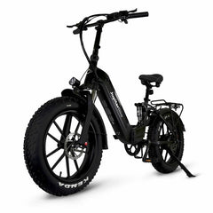 JupiterBike Defiant St – 48V 13.2Ah, 1130W Peak, All-Terrain Fat Tire Folding Electric Bike