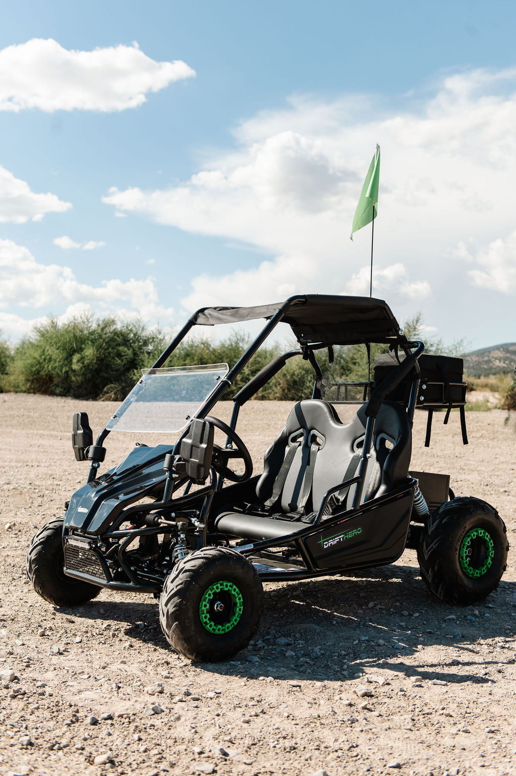 Drift Hero Wind Shield - 2 Seat Go Kart (Gas & EV)