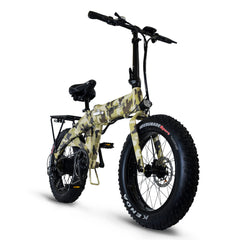 JupiterBike Defiant – 48V 10.4Ah, 1130W Peak Fat Tire Folding Electric Bike