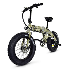 JupiterBike Defiant – 48V 10.4Ah, 1130W Peak Fat Tire Folding Electric Bike