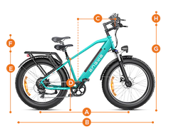 ENGWE E26 1000W Peak Dual Suspension All-Terrain E-Bike – 87 Miles Range