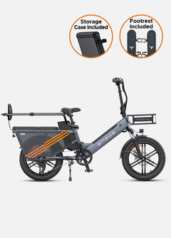 ENGWE LE20 1300W Step-Thru Cargo Peak Torque sensor Ebike