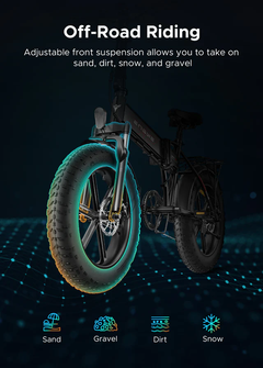 ENGWE EP-2 Pro 960W (Peak) Foldable E-Bike with Front Suspension