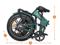 Engine Pro 2.0 Folding Electric Bike 1200W Peak