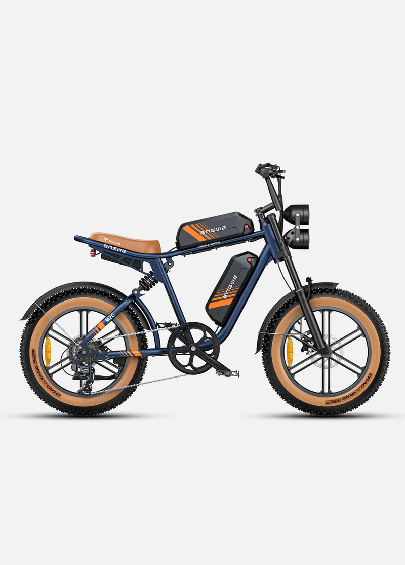 ENGWE M20 2.0 1200W Peak 80 miles Full Suspension Double Range E-bike