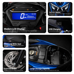 X-PRO Tinian Scooter 200 EFI (168.9cc, 14" Alloy Wheels, CVT, LED)