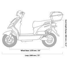 EMMO Hornet X.I Long Range Dual Battery Moped Style Ebike