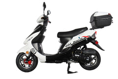 X-Pro Maui 50cc Moped Scooter (MC-D02) – 10" Alloy Wheels & LED Headlights