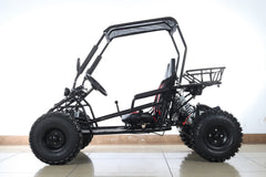 X-PRO Rover Go Kart 125cc (3-Speed Semi-Auto with Reverse, 19"/18" Wheels, Dual Bucket Seats)