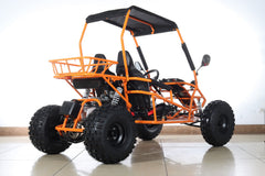 X-PRO Rover Go Kart 125cc (3-Speed Semi-Auto with Reverse, 19"/18" Wheels, Dual Bucket Seats)