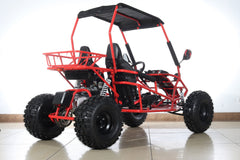 X-PRO Rover Go Kart 125cc (3-Speed Semi-Auto with Reverse, 19"/18" Wheels, Dual Bucket Seats)