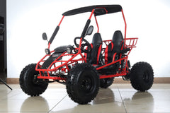 X-PRO Rover Go Kart 125cc (3-Speed Semi-Auto with Reverse, 19"/18" Wheels, Dual Bucket Seats)