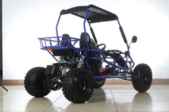 X-PRO Rover Go Kart 125cc (3-Speed Semi-Auto with Reverse, 19"/18" Wheels, Dual Bucket Seats)