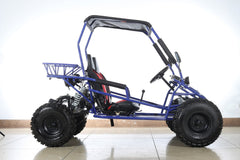 X-PRO Rover Go Kart 125cc (3-Speed Semi-Auto with Reverse, 19"/18" Wheels, Dual Bucket Seats)