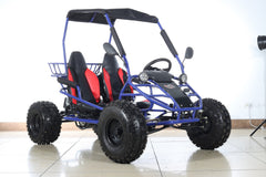 X-PRO Rover Go Kart 125cc (3-Speed Semi-Auto with Reverse, 19"/18" Wheels, Dual Bucket Seats)