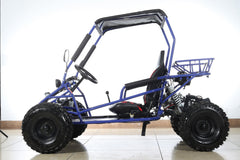 X-PRO Rover Go Kart 125cc (3-Speed Semi-Auto with Reverse, 19"/18" Wheels, Dual Bucket Seats)