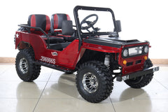 X-PRO Ranger 150cc Jeep Go Kart (3-Speed Semi-Auto with Reverse, 18" Aluminum Rims, Windshield)