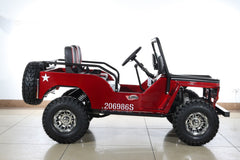 X-PRO Ranger 150cc Jeep Go Kart (3-Speed Semi-Auto with Reverse, 18" Aluminum Rims, Windshield)