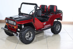 X-PRO Ranger 150cc Jeep Go Kart (3-Speed Semi-Auto with Reverse, 18" Aluminum Rims, Windshield)