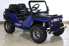 X-PRO Ranger 150cc Jeep Go Kart (3-Speed Semi-Auto with Reverse, 18" Aluminum Rims, Windshield)