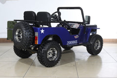 X-PRO Ranger 150cc Jeep Go Kart (3-Speed Semi-Auto with Reverse, 18" Aluminum Rims, Windshield)
