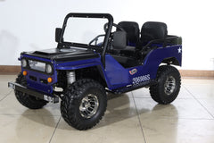 X-PRO Ranger 150cc Jeep Go Kart (3-Speed Semi-Auto with Reverse, 18" Aluminum Rims, Windshield)
