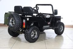 X-PRO Ranger 150cc Jeep Go Kart (3-Speed Semi-Auto with Reverse, 18" Aluminum Rims, Windshield)