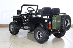 X-PRO Ranger 150cc Jeep Go Kart (3-Speed Semi-Auto with Reverse, 18" Aluminum Rims, Windshield)