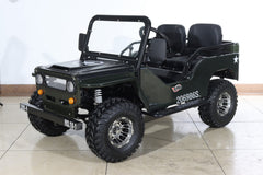X-PRO Ranger 150cc Jeep Go Kart (3-Speed Semi-Auto with Reverse, 18" Aluminum Rims, Windshield)