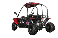 X-PRO Talon Go Kart 125cc (3-Speed Semi-Auto with Reverse, 18" Wheels, Hardtop Roof)