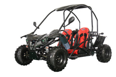 X-PRO Talon Go Kart 125cc (3-Speed Semi-Auto with Reverse, 18" Wheels, Hardtop Roof)