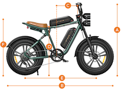 ENGWE M20 1000W Peak, Dual Suspension, 94 Mile E-Bike