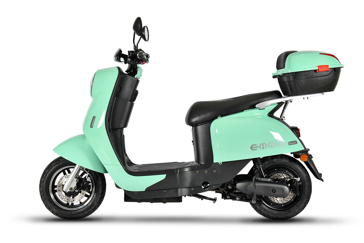electric pedal scooter EMMO Merona Electric Moped - 32km/h Speed - Italian Style Ebike Scooter - Removable 60V30Ah Lithium - QS Motor - Large Storage