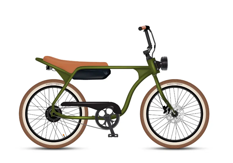 Electric Bike Company MODEL J Army Green Electric Bike 750W