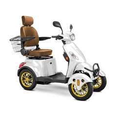 Bespoke Prestige Scooter 15 mph 35 Miles 4 Wheels 600 watt 48 volts