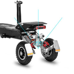 TEEWING T3 1000W ELECTRIC THREE WHEEL SCOOTER