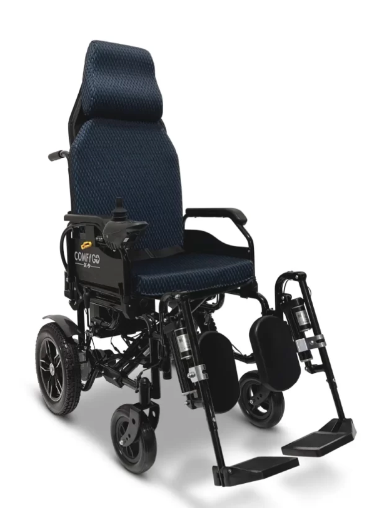 X-9 Remote Controlled Electric Wheelchair with Automatic Recline