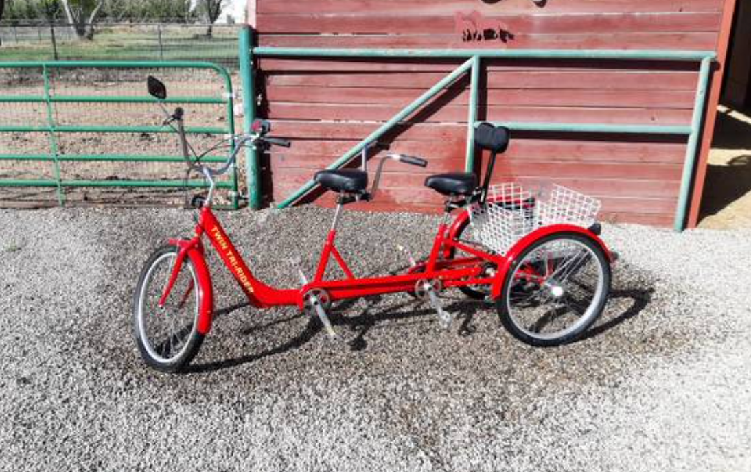 Belize Bike Twin Tri-Rider Tandem Trike [IN STOCK] – Epic Wheelz