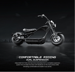 Eahora M1P Pro 4000w Fat Tire Electric Chopper Scooter